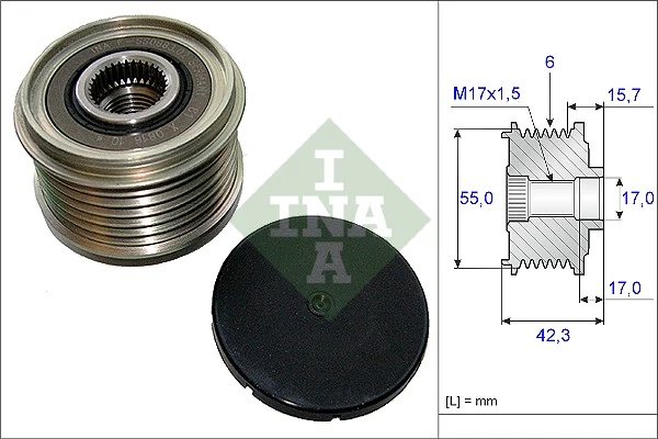 Alternator Freewheel Clutch